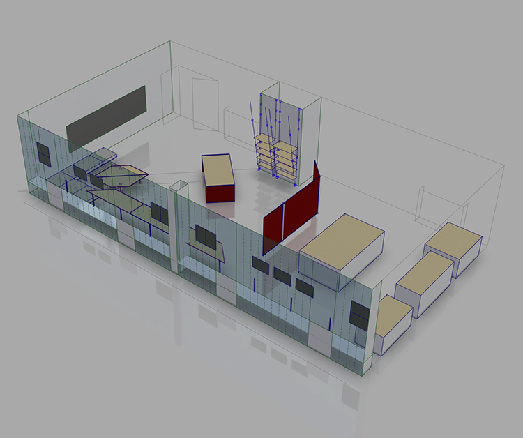 Atelierplanung – CAD-Visualisierung